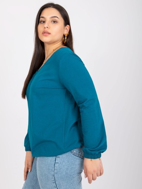 Bluzka RV-BZ-6332.53P morski 2XL