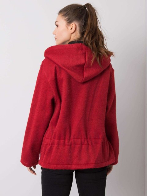 Płaszcz MI-PL-24512.00X bordowy