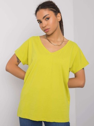 T-shirt RV-TS-4832.40P limonkowy XS