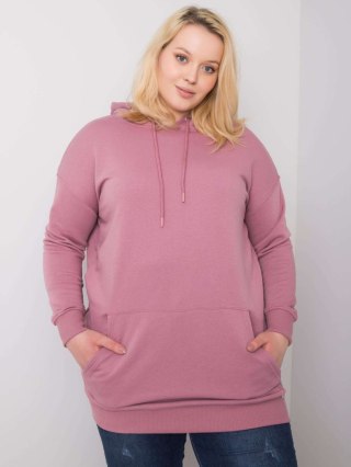 Bluza RV-BL-6338.19X ciemny różowy 2XL