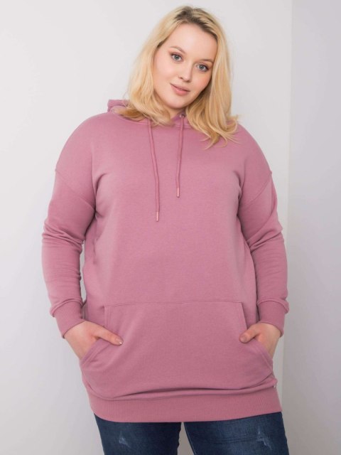 Bluza RV-BL-6338.19X ciemny różowy 2XL