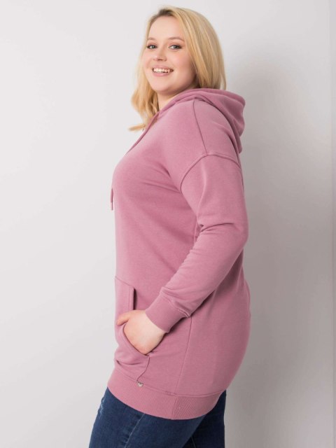Bluza RV-BL-6338.19X ciemny różowy 2XL