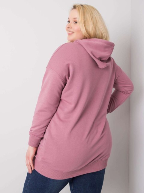 Bluza RV-BL-6338.19X ciemny różowy 2XL