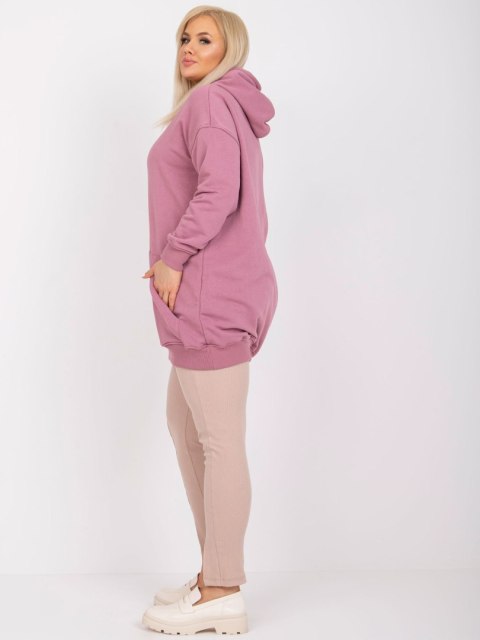 Bluza RV-BL-6338.19X ciemny różowy 2XL
