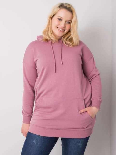Bluza RV-BL-6338.19X ciemny różowy 3XL