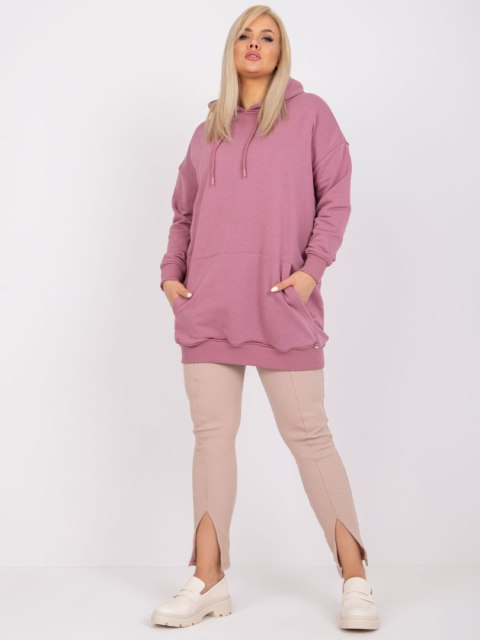 Bluza RV-BL-6338.19X ciemny różowy 3XL