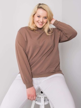 Bluza RV-BL-6299.11 brązowy 4XL
