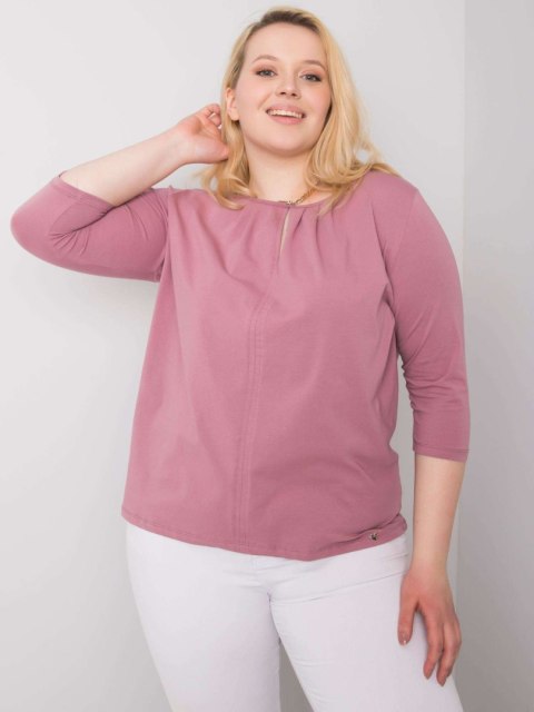 Bluzka RV-BZ-6334.19P ciemny różowy 3XL