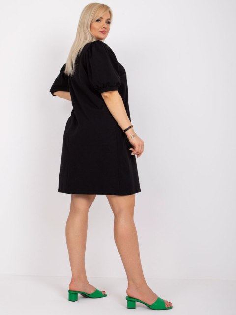 Sukienka RV-SK-6319.65 czarny 2XL