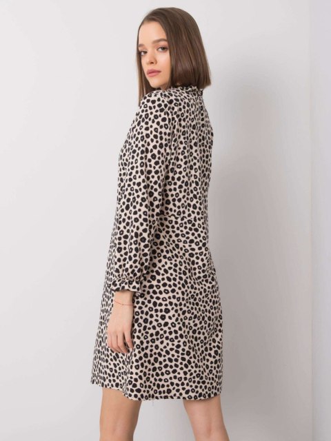 Sukienka WN-SK-R817.66 jasny beżowy M Sukienka WN-SK-R817.66 jasny beżowy M