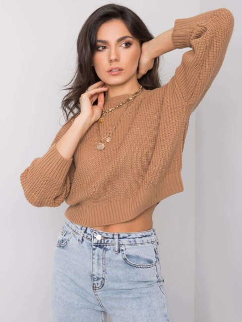 Sweter 258-SW-5057.30P brązowy Sweter 258-SW-5057.30P brązowy