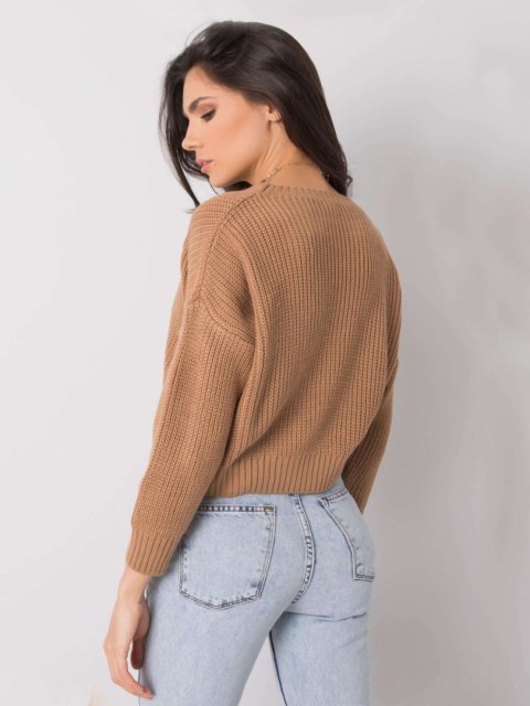 Sweter 258-SW-5057.30P brązowy Sweter 258-SW-5057.30P brązowy