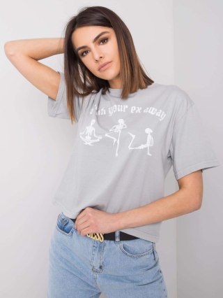 T-shirt 157-TS-0086.59P szary S
