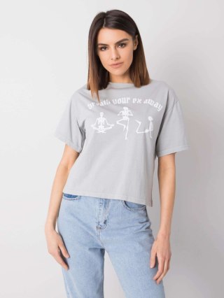 T-shirt 157-TS-0086.59P szary S