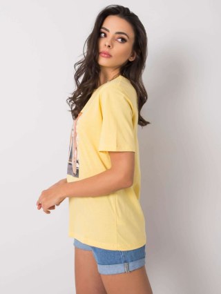 T-shirt PM-TS-SS21CA61.69 żółty M