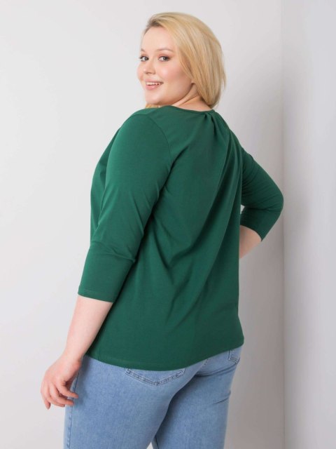 Bluzka RV-BZ-6334.19P ciemny zielony 2XL