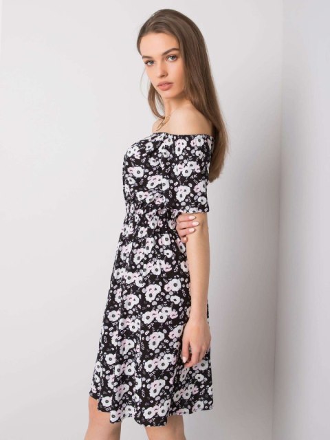 Sukienka D73771M30244B czarno-biały M