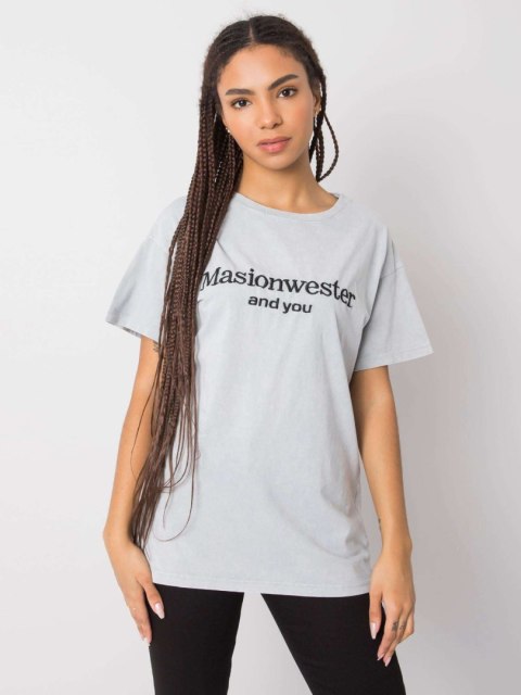 T-shirt 157-TS-6449.50P szary L T-shirt 157-TS-6449.50P szary L