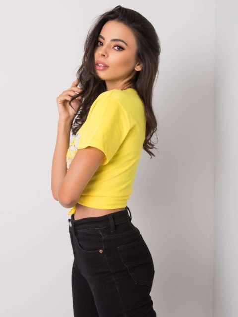 T-shirt PM-TS-SS21TX58.12 żółty M T-shirt PM-TS-SS21TX58.12 żółty M
