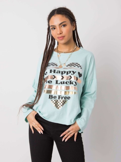 Bluzka DHJ-BZ-21103.06P mietowy Bluzka DHJ-BZ-21103.06P mietowy