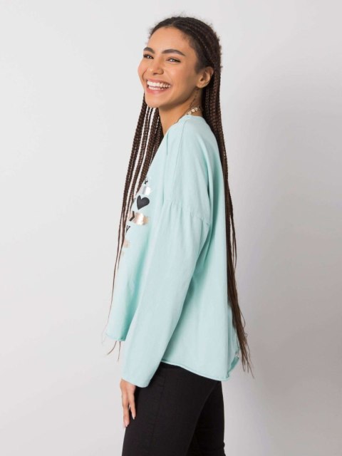 Bluzka DHJ-BZ-21103.06P mietowy Bluzka DHJ-BZ-21103.06P mietowy