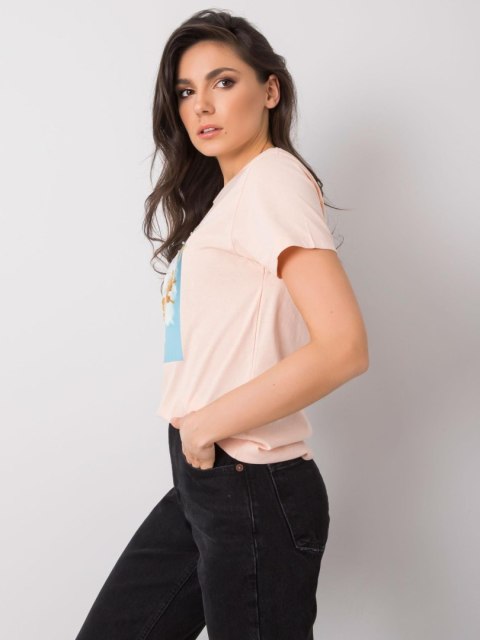 T-shirt PM-TS-SS21TX03.14 łososiowy L T-shirt PM-TS-SS21TX03.14 łososiowy L