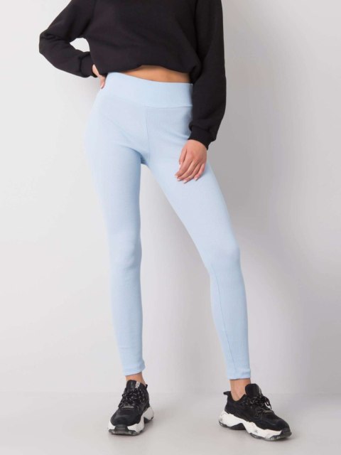 Leginsy RV-LG-6379.11X jasny niebieski L