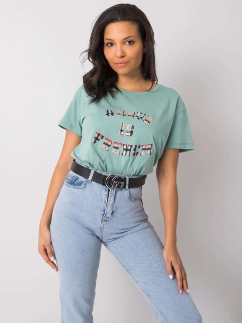T-shirt FA-TS-6892.88 pistacjowy T-shirt FA-TS-6892.88 pistacjowy
