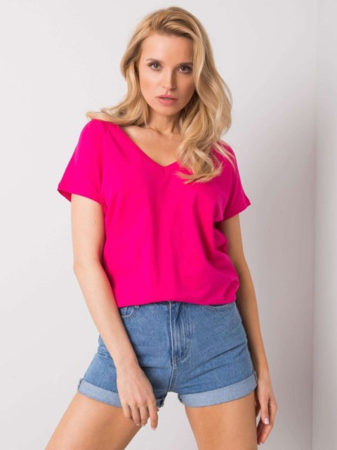 T-shirt RV-TS-4832.40P fuksjowy XL