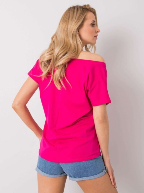 T-shirt RV-TS-4832.40P fuksjowy XL