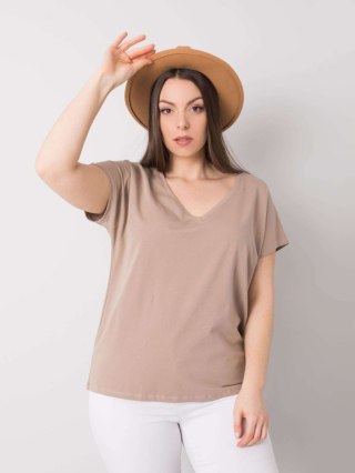 T-shirt RV-TS-6305.22P ciemny bezowy 2XL