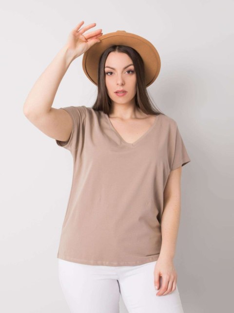 T-shirt RV-TS-6305.22P ciemny bezowy 2XL