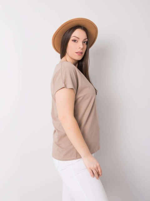 T-shirt RV-TS-6305.22P ciemny bezowy 2XL