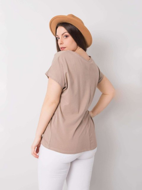 T-shirt RV-TS-6305.22P ciemny bezowy 2XL