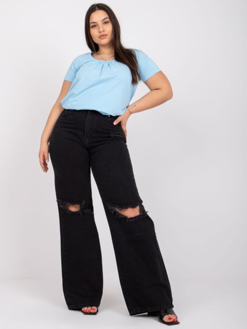 T-shirt RV-TS-6320.85P jasny niebieski 4XL