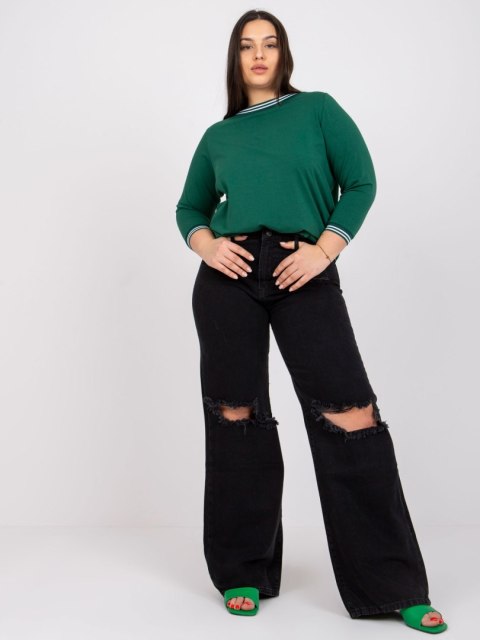 Bluzka RV-BZ-6640.86 ciemny zielony XL