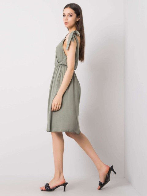 Sukienka TW-SK-BI-81843.99 khaki L Sukienka TW-SK-BI-81843.99 khaki L