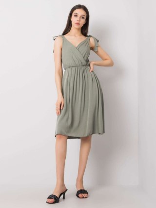 Sukienka TW-SK-BI-81843.99 khaki S