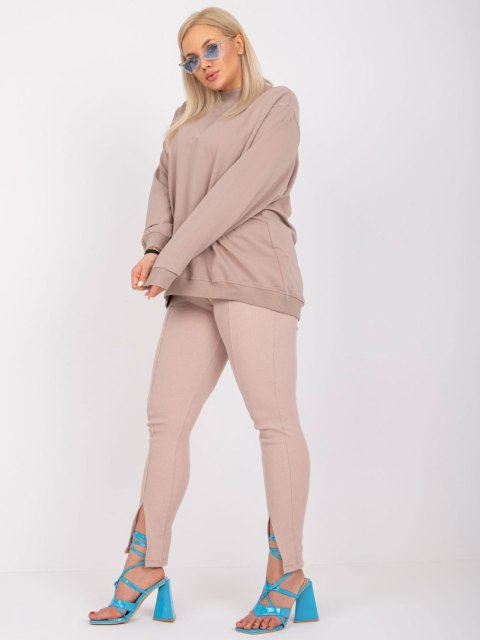 Bluza RV-BL-6299.11 ciemny bezowy 2XL