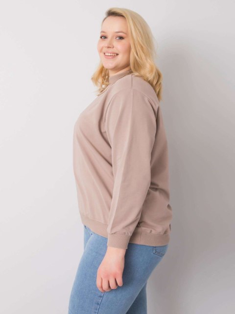 Bluza RV-BL-6299.11 ciemny bezowy 2XL