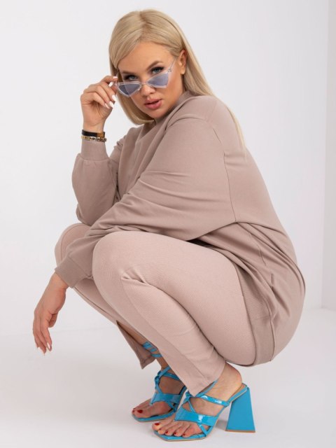 Bluza RV-BL-6299.11 ciemny bezowy 2XL