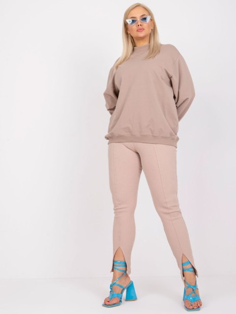 Bluza RV-BL-6299.11 ciemny bezowy 2XL