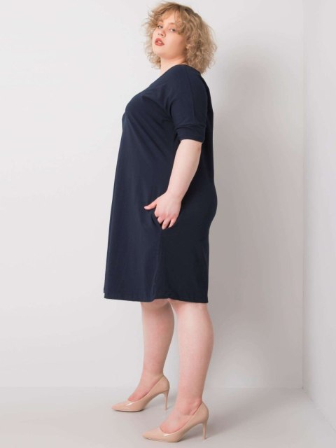 Sukienka RV-SK-6639.02X granatowy 4XL