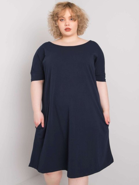 Sukienka RV-SK-6639.02X granatowy 4XL