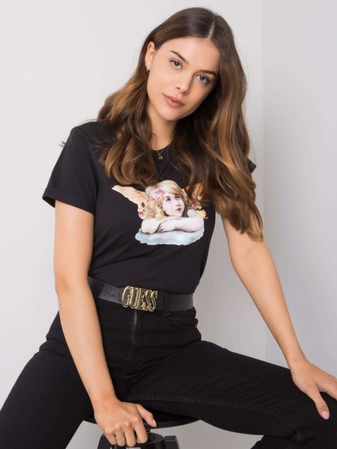 T-shirt RO-TS-2307.21 czarny M T-shirt RO-TS-2307.21 czarny M