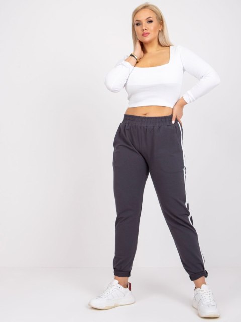 Spodnie dresowe RV-DR-6643.95 grafitowy 4XL
