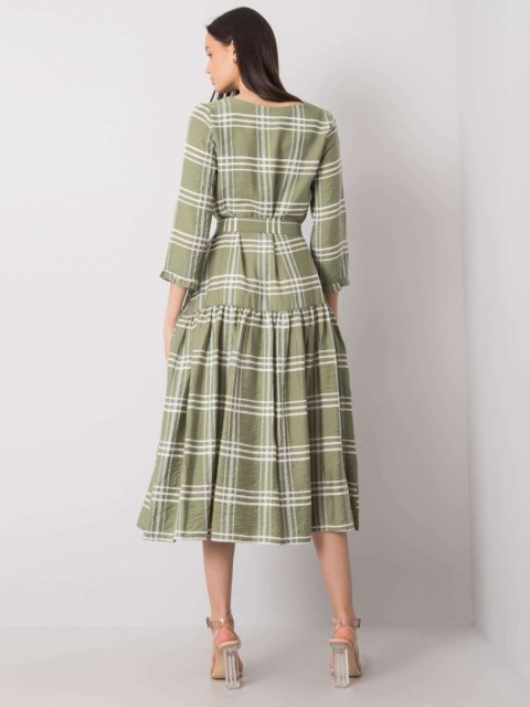 Sukienka LK-SK-508074.39P khaki 38 Sukienka LK-SK-508074.39P khaki 38