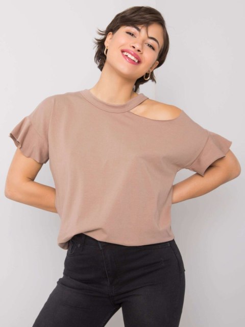 Bluzka FA-BZ-6946.93P ciemny bezowy Bluzka FA-BZ-6946.93P ciemny bezowy