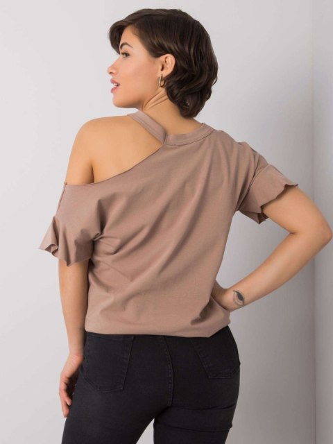 Bluzka FA-BZ-6946.93P ciemny bezowy Bluzka FA-BZ-6946.93P ciemny bezowy