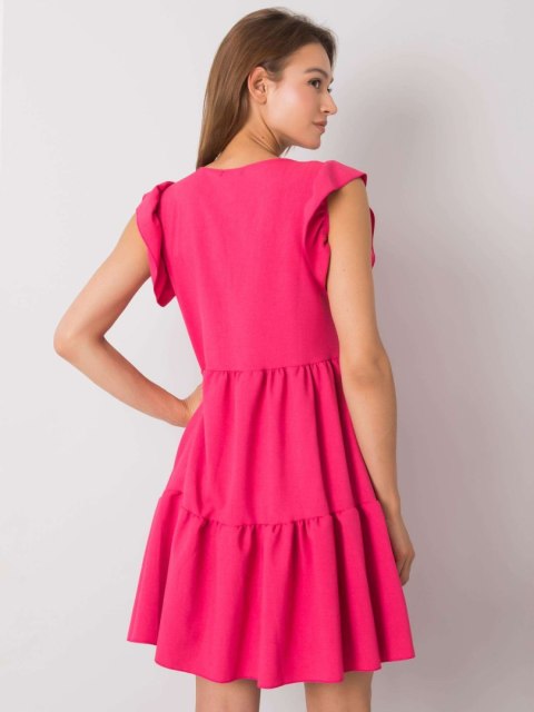 Sukienka WN-SK-704.83 ciemny różowy S